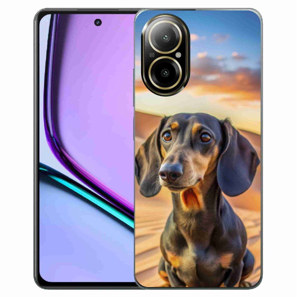 mmCase gél tok a Realme C67-hez – dachshund 3 
