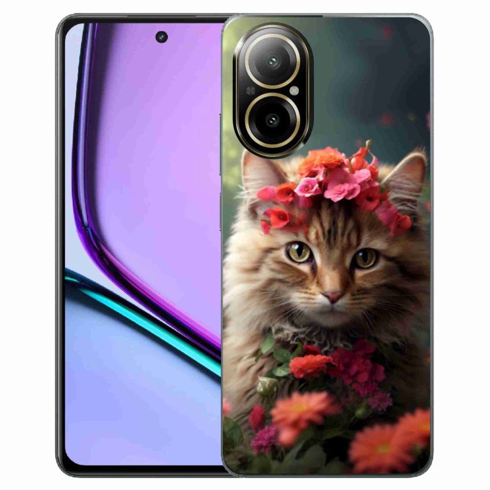 mmCase gélhuzat a Realme C67-hez – Macska hercegnő