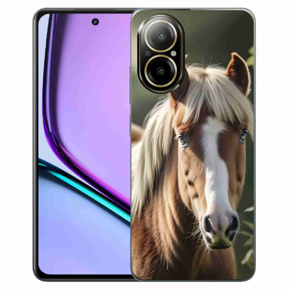 mmCase gél tok a Realme C67-hez – világos sörényű ló