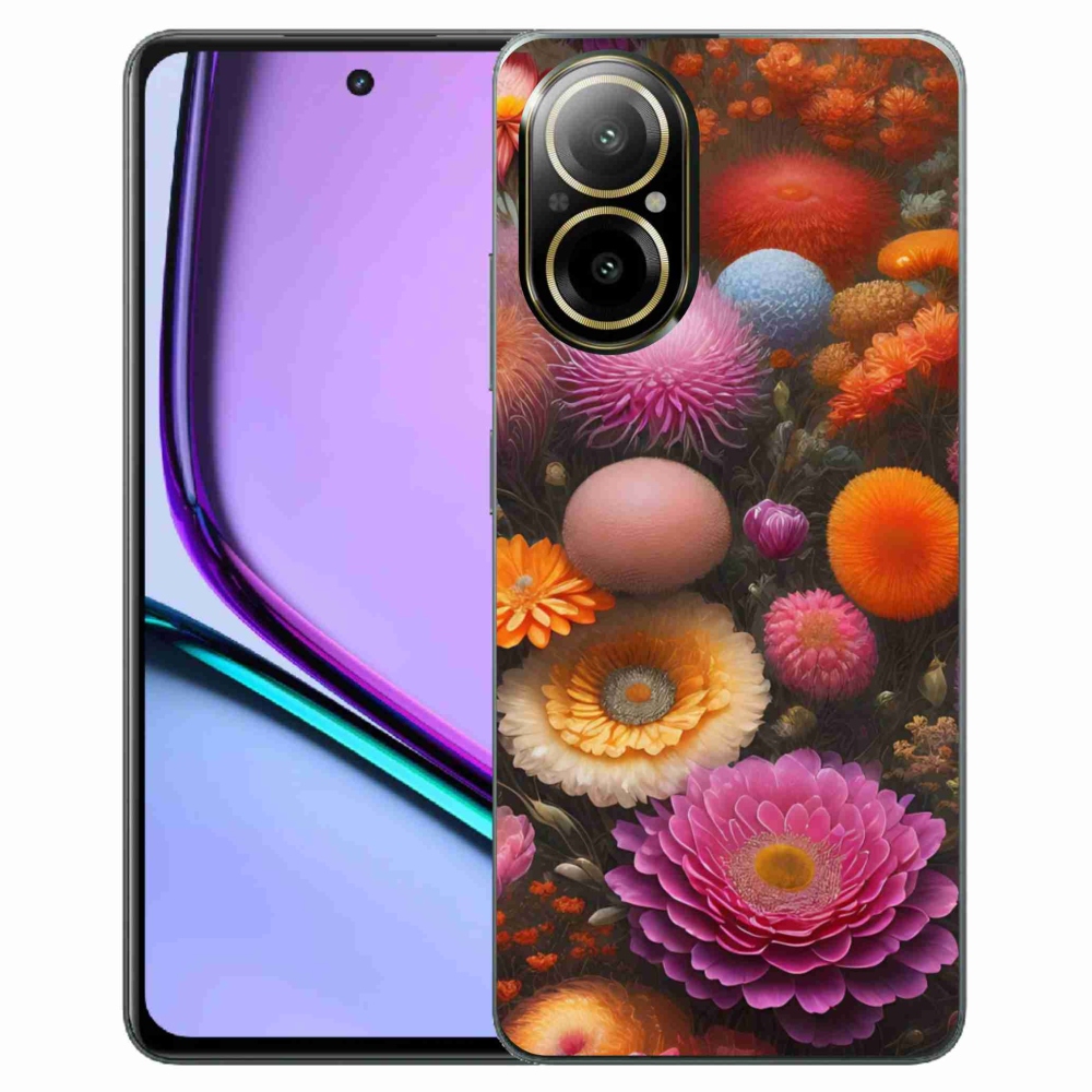 mmCase géltok a Realme C67-hez – virágkompozíció