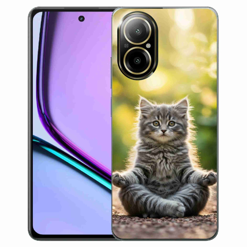 mmCase géltok a Realme C67-hez – meditáló cica
