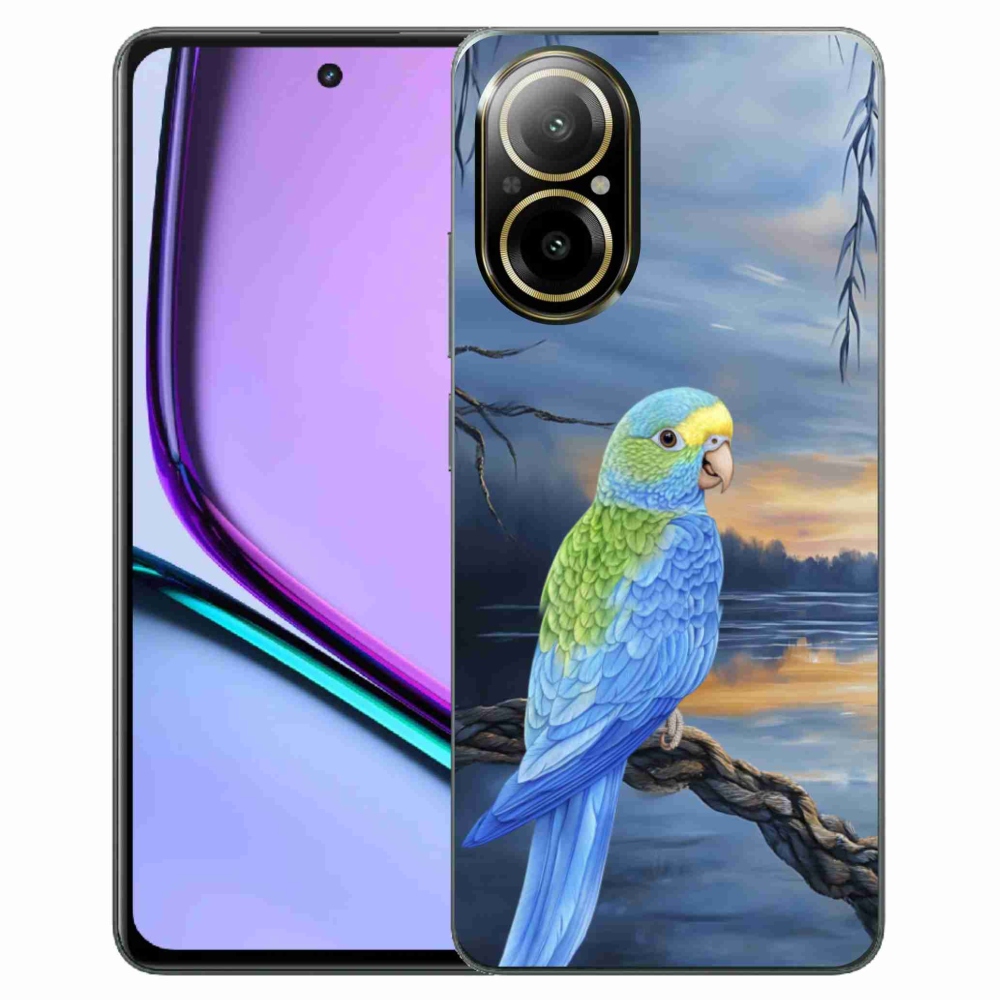 mmCase géltok a Realme C67-hez – kék papagáj