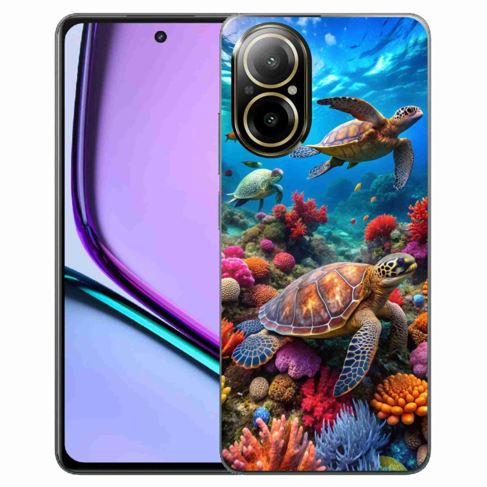 mmCase gélhuzat a Realme C67-hez – Tengeri világ 2