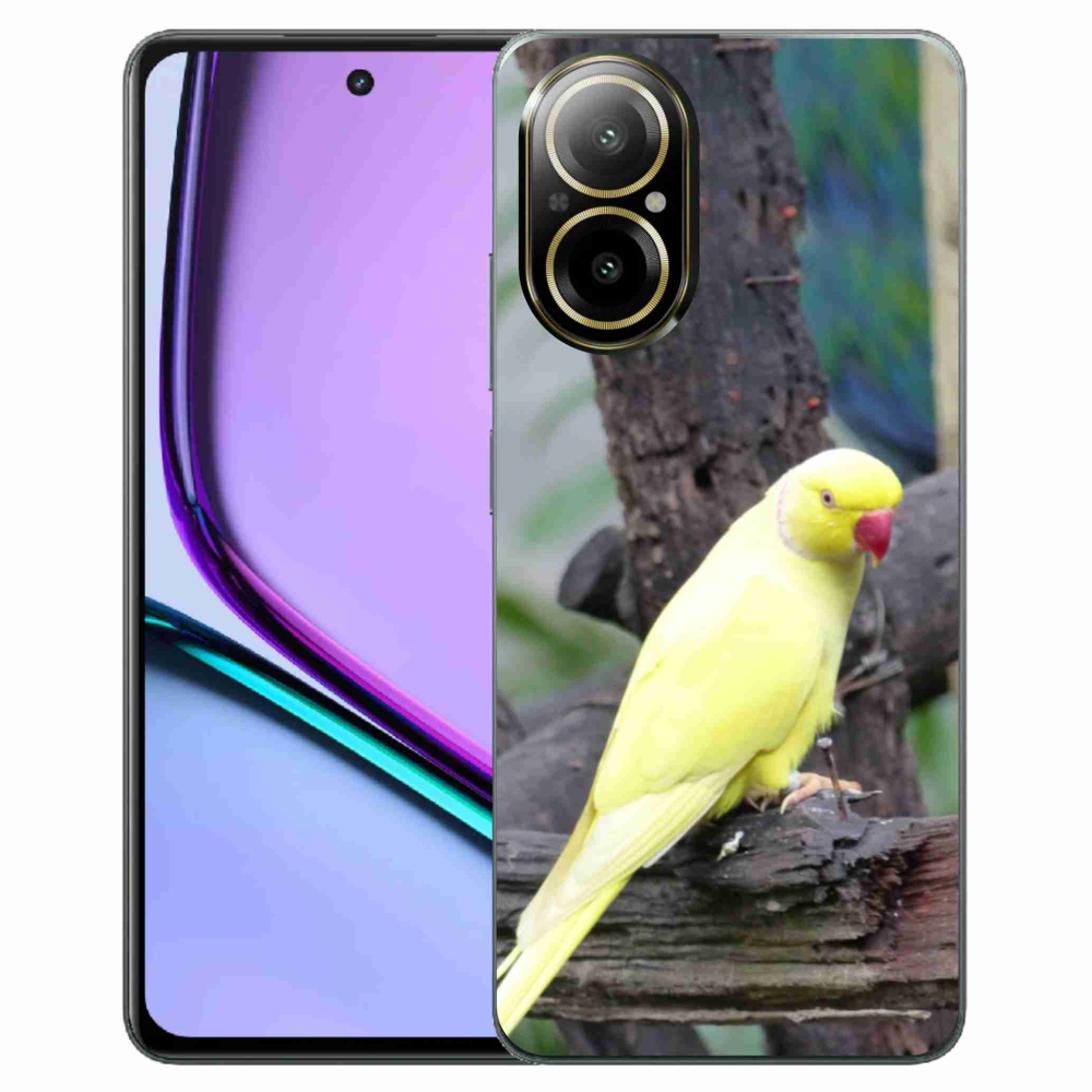 mmCase géltok a Realme C67-hez – sárga alexandri papagáj