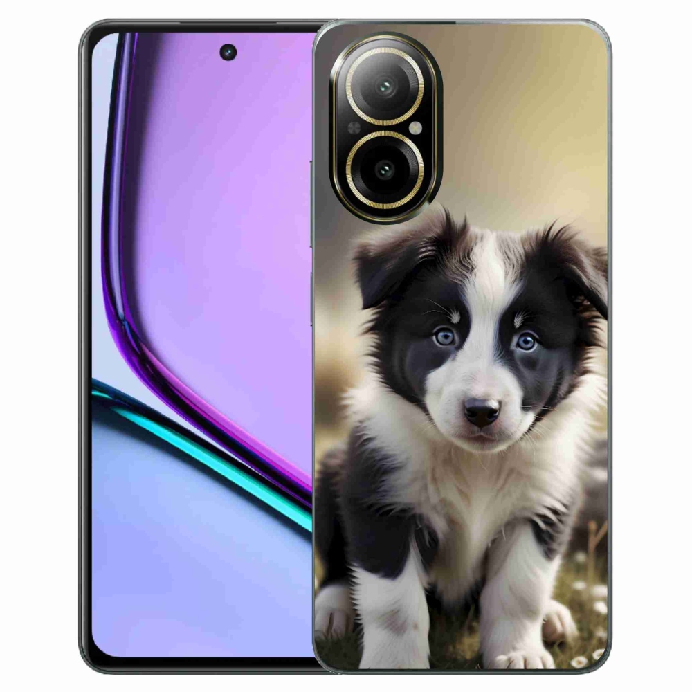 mmCase gél tok a Realme C67-hez – aranyos border collie