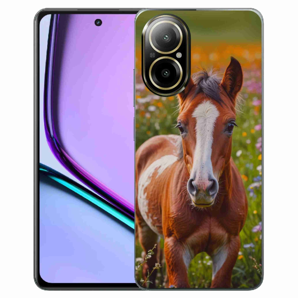 mmCase gél tok a Realme C67-hez – aranyos csikó