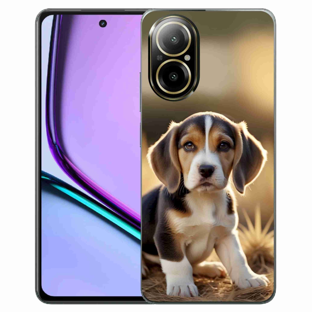 mmCase gél tok a Realme C67-hez – aranyos beagle