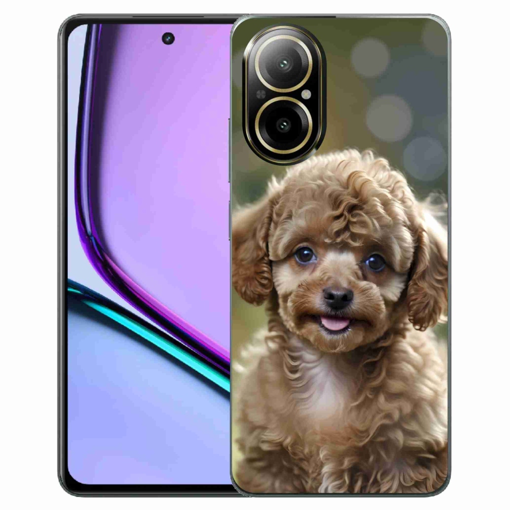 mmCase gél tok a Realme C67-hez – aranyos pudli