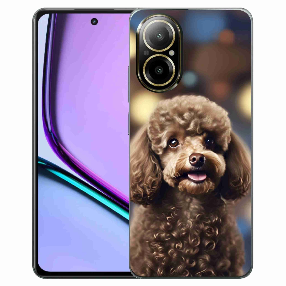 mmCase gél tok a Realme C67-hez – aranyos pudli