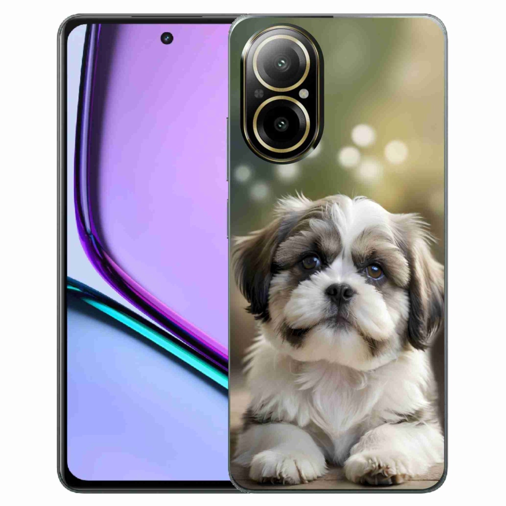 mmCase gél tok a Realme C67-hez – aranyos shih-tzu