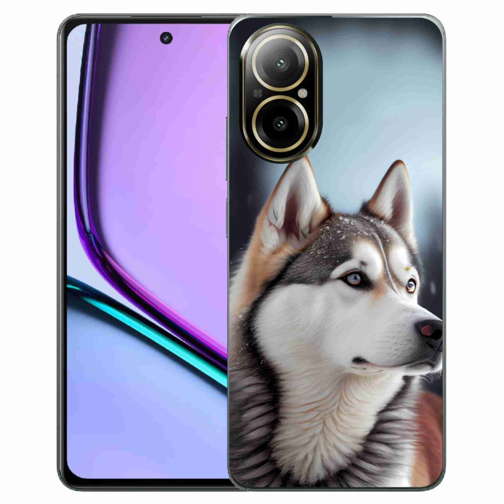 mmCase gél tok a Realme C67-hez – szibériai husky