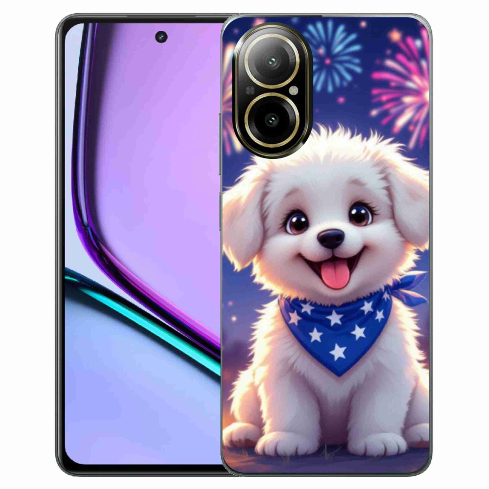 mmCase gél tok a Realme C67-hez – ünnepi kiskutya