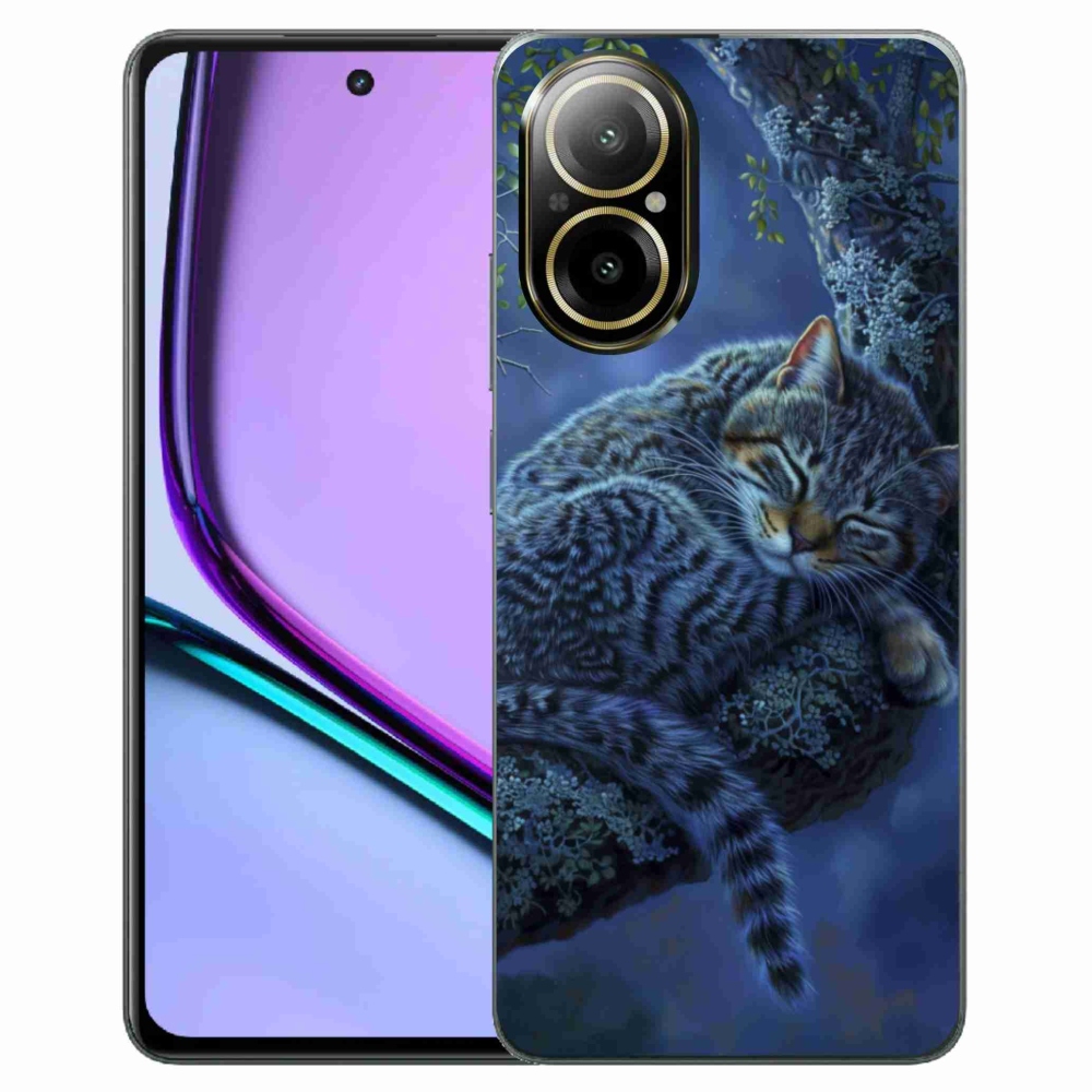 mmCase géltok a Realme C67-hez – alvó macska