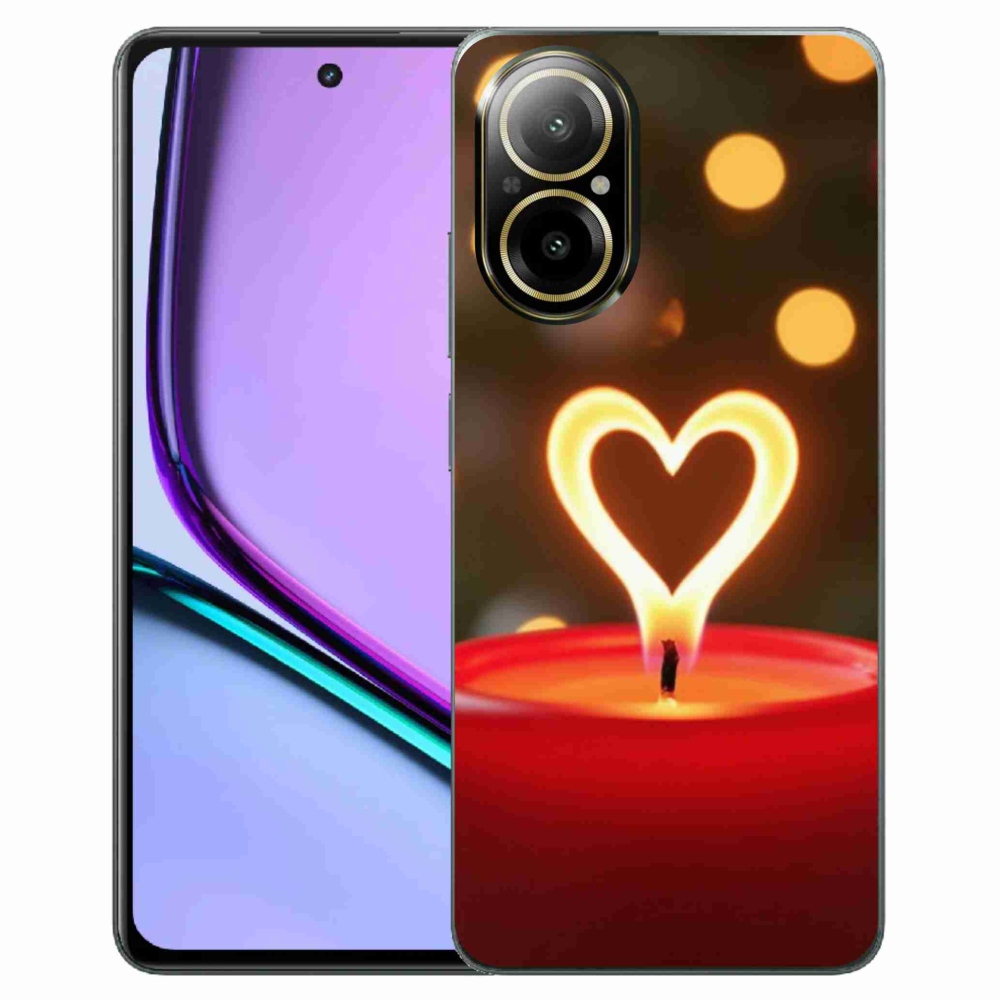 mmCase géltok a Realme C67-hez – lángoló szív