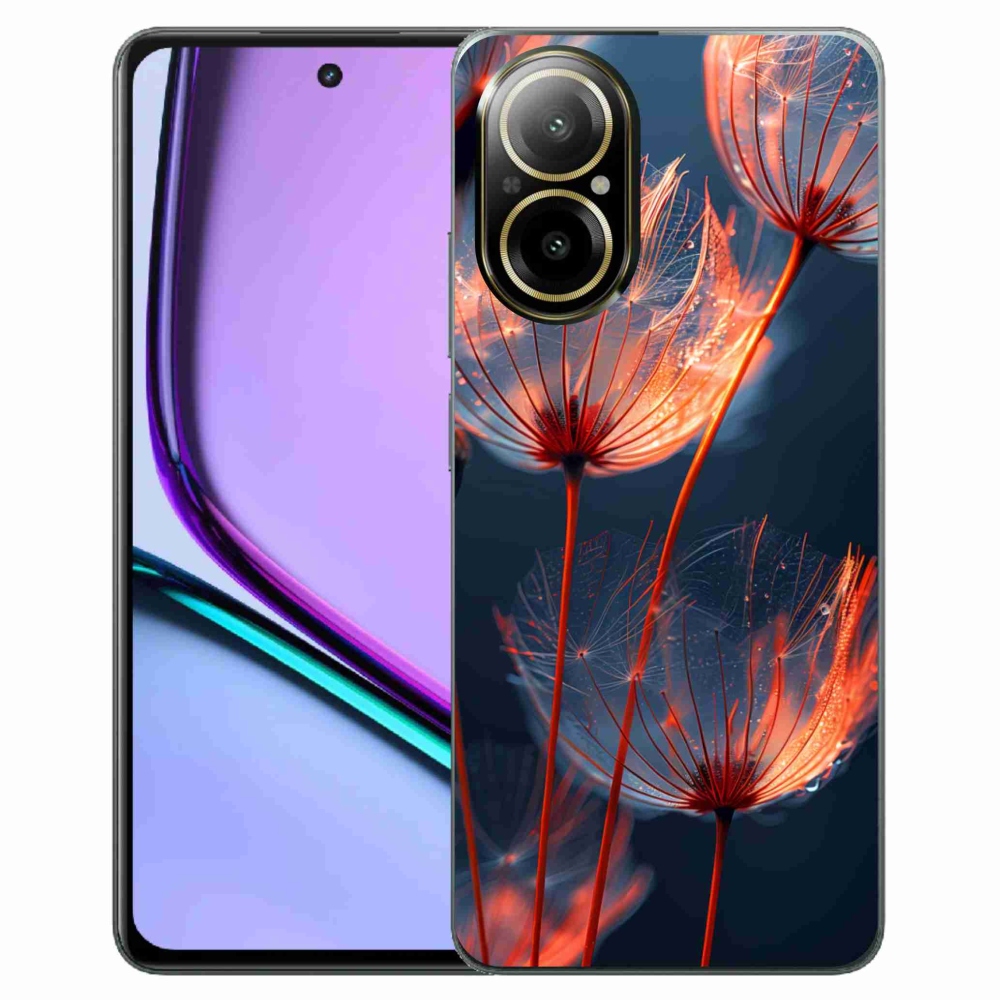 mmCase gél tok a Realme C67-hez – világító pelyhek