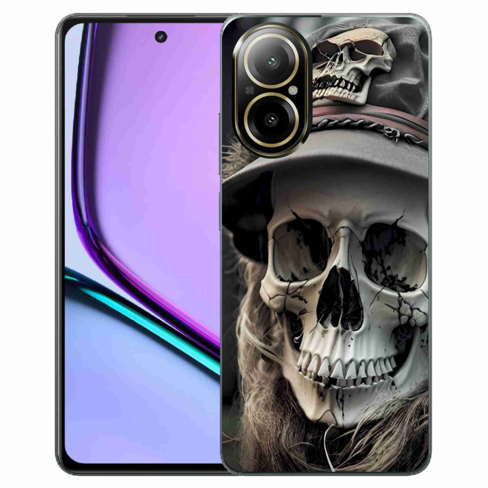 mmCase géltok a Realme C67-hez – sötét koponya