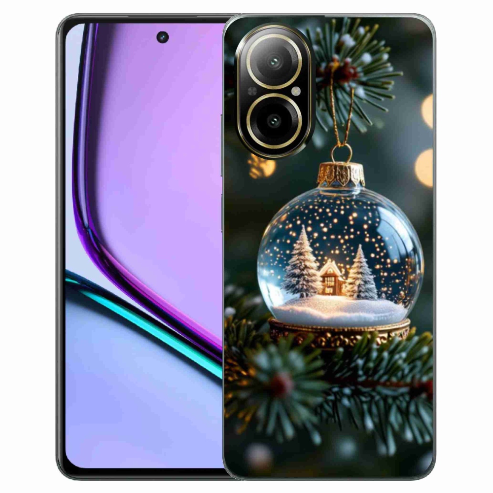 mmCase gél tok a Realme C67-hez – karácsonyi gömb 2