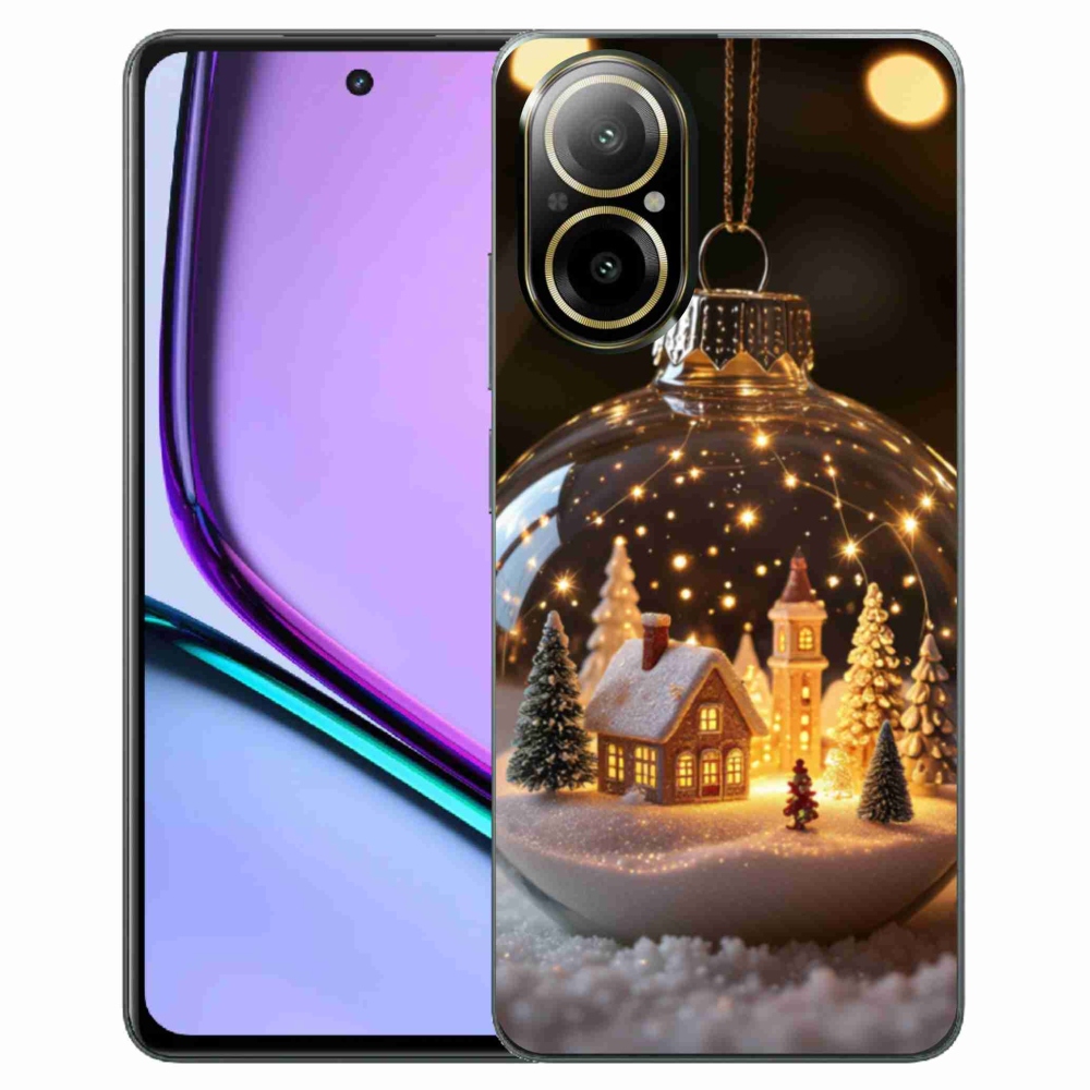 mmCase gél tok a Realme C67-hez – karácsonyi gömb 3