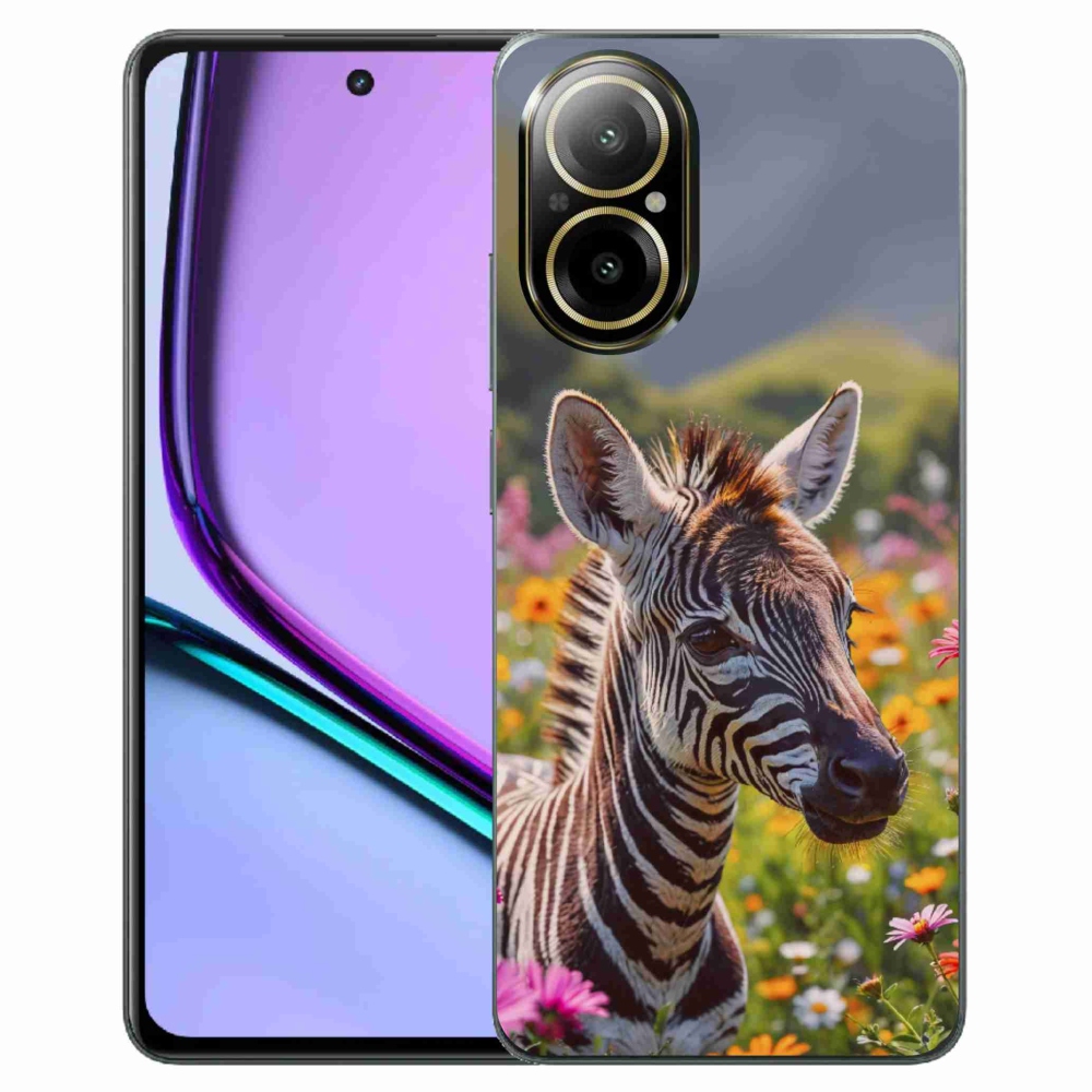 mmCase gélhuzat a Realme C67-hez – zebra a réten