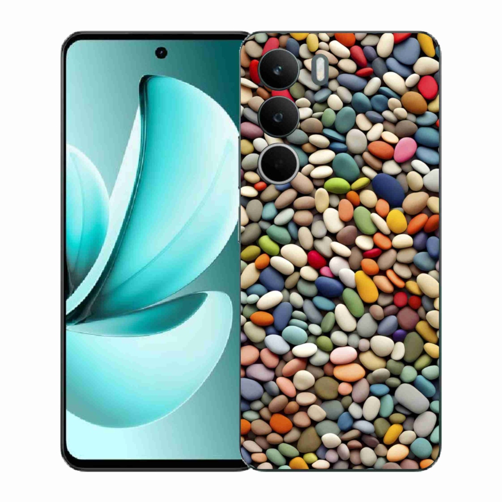 Zselés borítás mmCase a Realme C71 készülékhez - színes strasszkövek 2