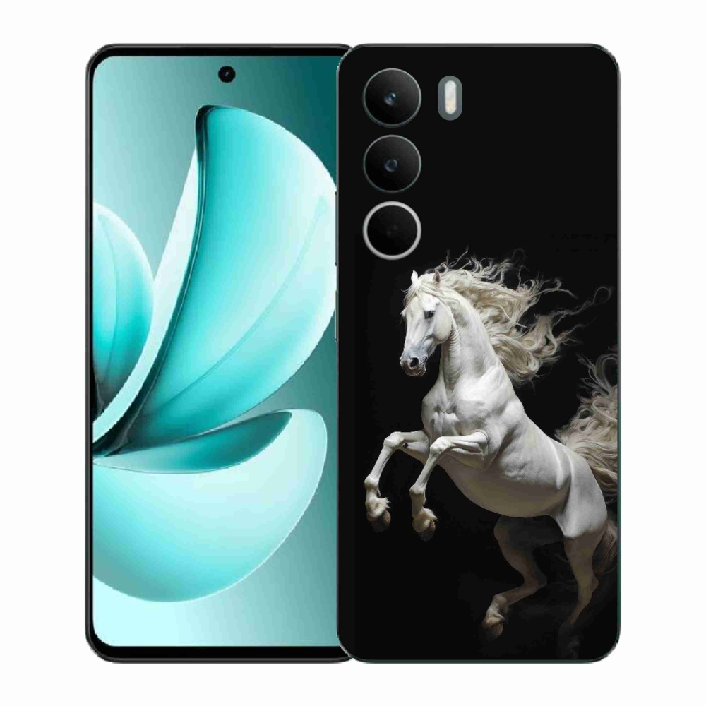 Zselés borítás mmCase a Realme C71 készülékhez - fehér ló 4