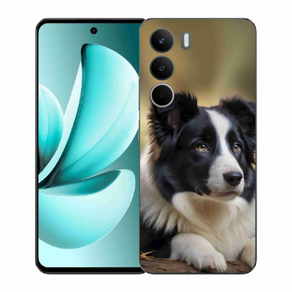 Zselés borítás mmCase a Realme C71 készülékhez - border collie 2