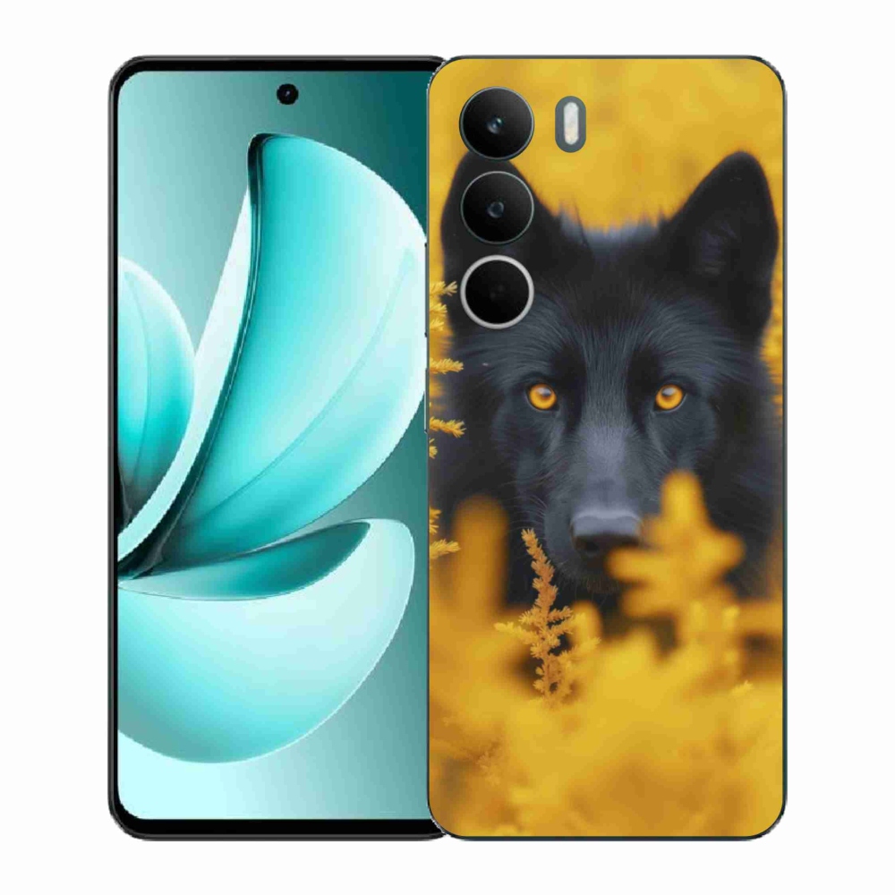 Zselés borítás mmCase a Realme C71 készülékhez - fekete farkas 2