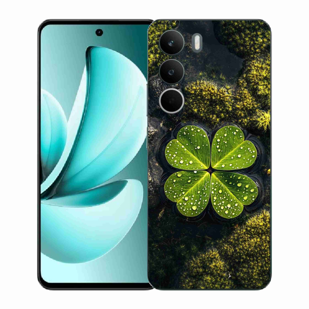 Zselés borító mmCase a Realme C71 készülékhez - négylevelű lóhere