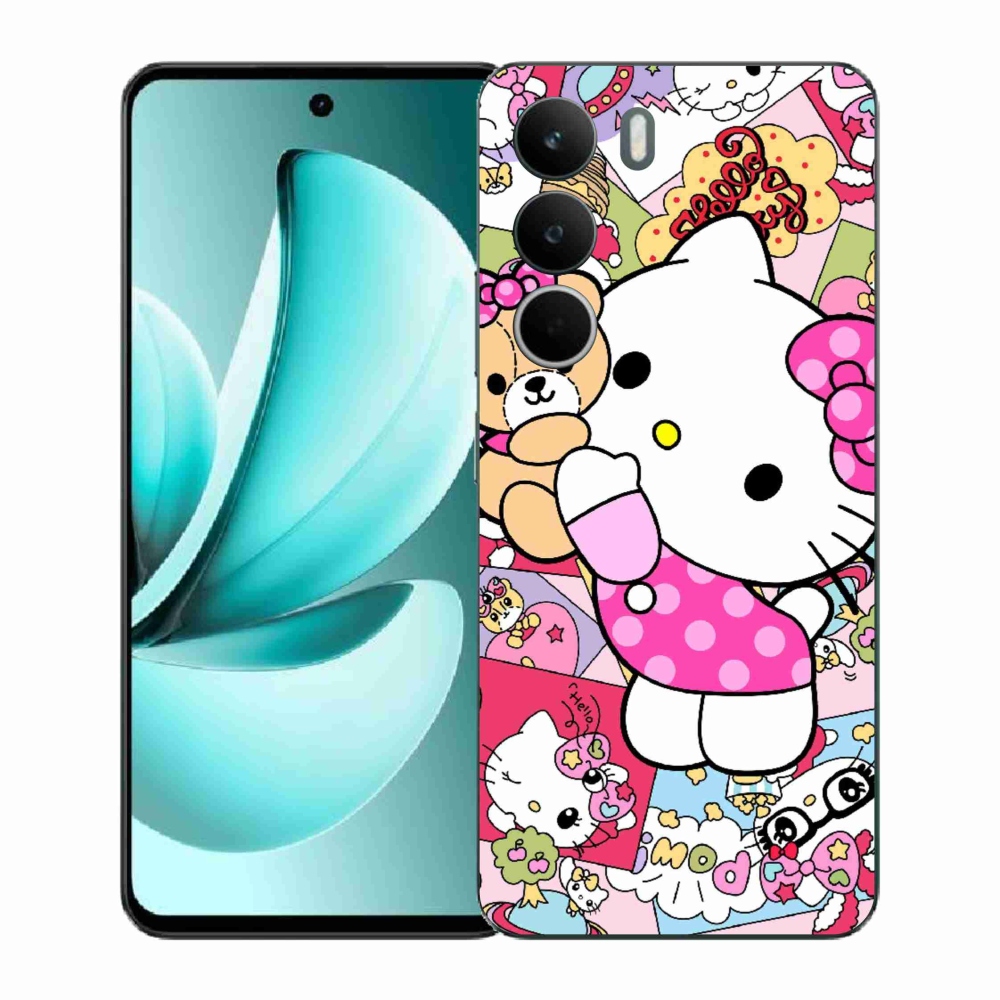 Gél borító mmCase a Realme C71 készülékhez - aranyos cica