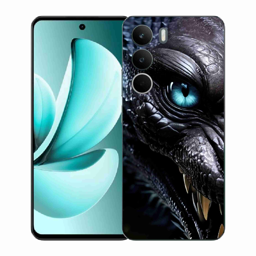 Zselés borítás mmCase a Realme C71 készülékhez - sárkány nézet