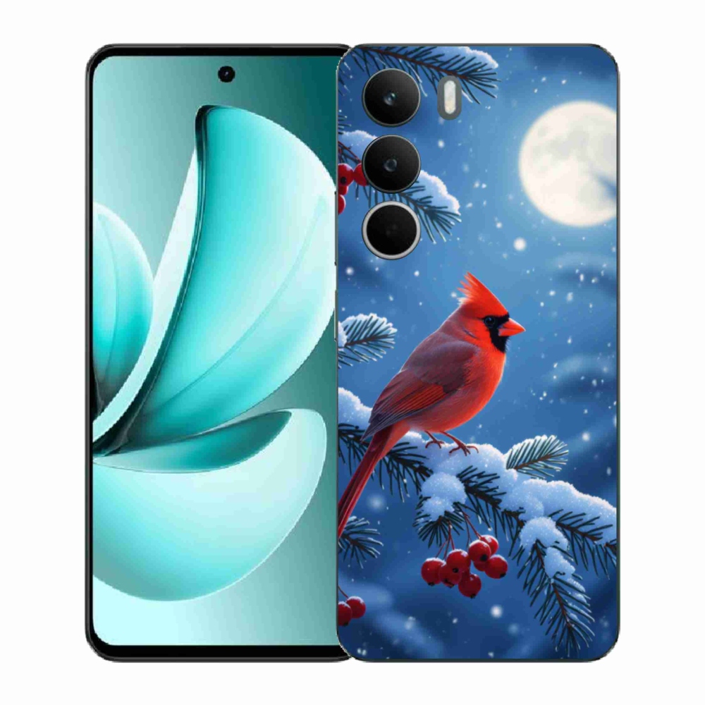 Zselés borítás mmCase a Realme C71 készülékhez - kardinálpiros színű