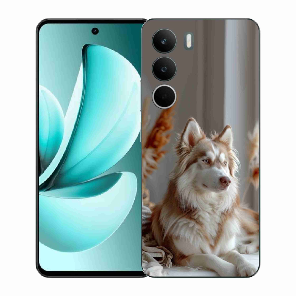 Gél borítás mmCase a Realme C71 készülékhez - nyugodt szibériai husky
