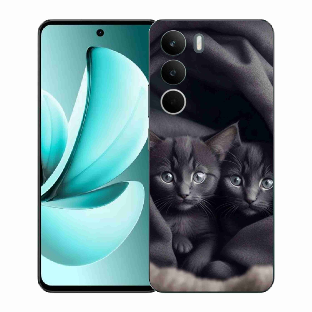 Zselés borítás mmCase a Realme C71 készülékhez - cat duo