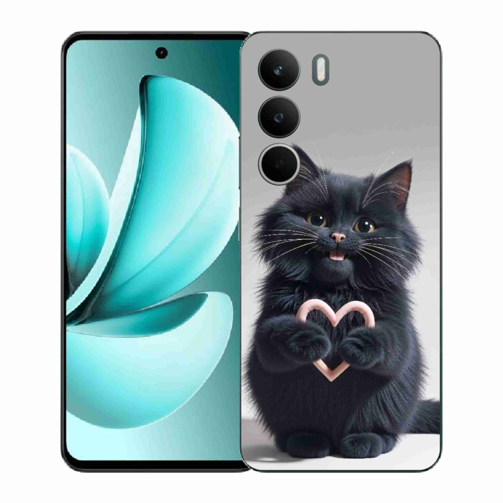 Gél borítás mmCase a Realme C71 készülékhez - cat love 3
