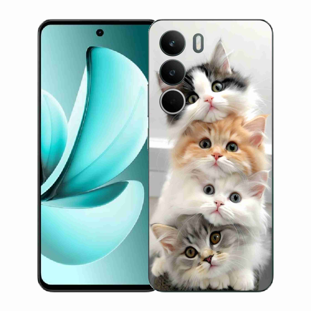 Zselés borító mmCase a Realme C71 készülékhez - cat csoport