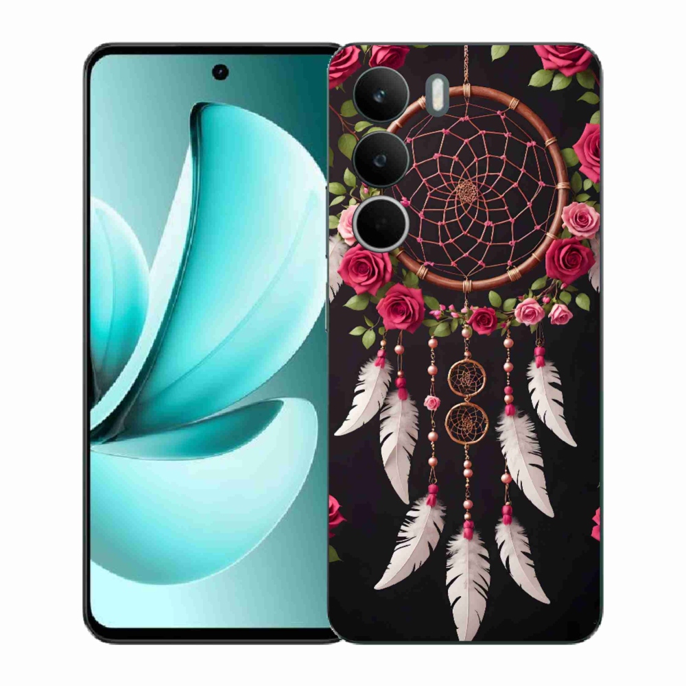 Gél borítás mmCase a Realme C71 készülékhez - álomfogó rózsákkal