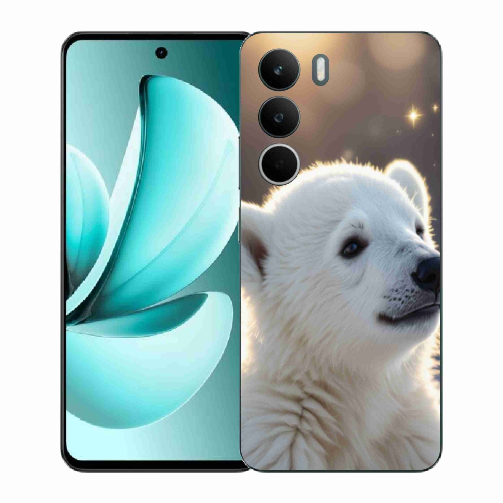 Zselés borítás mmCase a Realme C71 készülékhez - jegesmedve