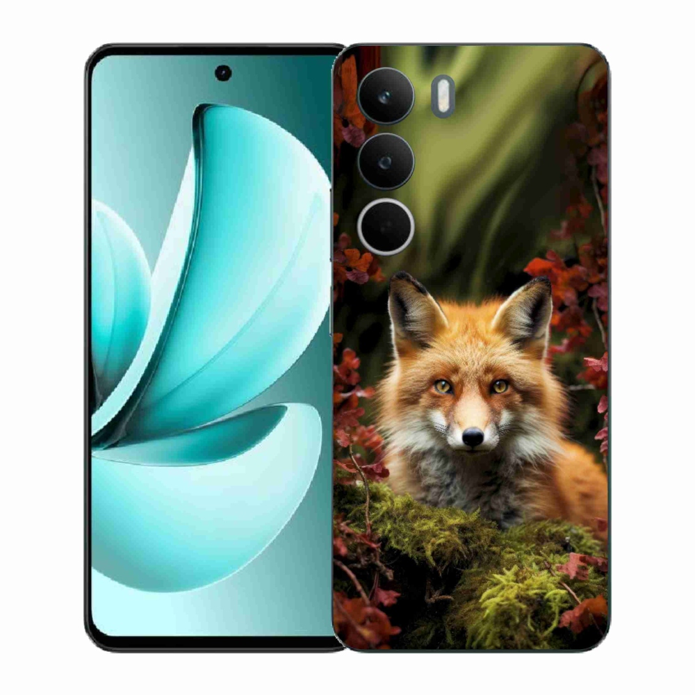 Gél borítás mmCase a Realme C71 készülékhez - róka az erdőben