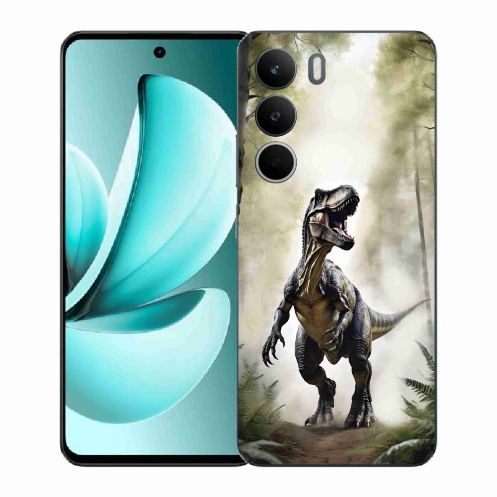 Gél borítás mmCase a Realme C71 készülékhez - dühös T-Rex