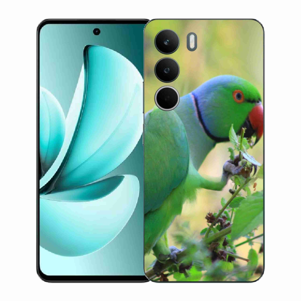 Zselés borítás mmCase a Realme C71 készülékhez - papagáj alexandr