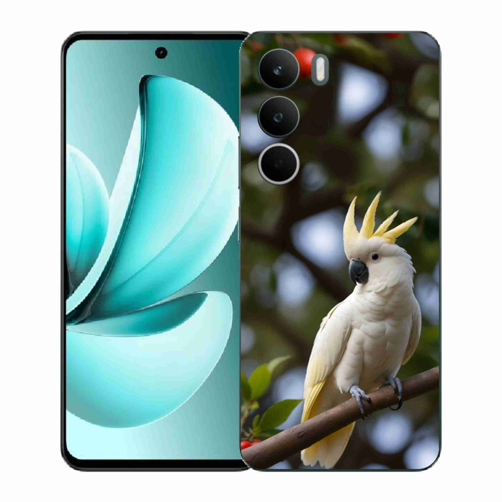Gél borítás mmCase a Realme C71 készülékhez - papagáj kakadu 3