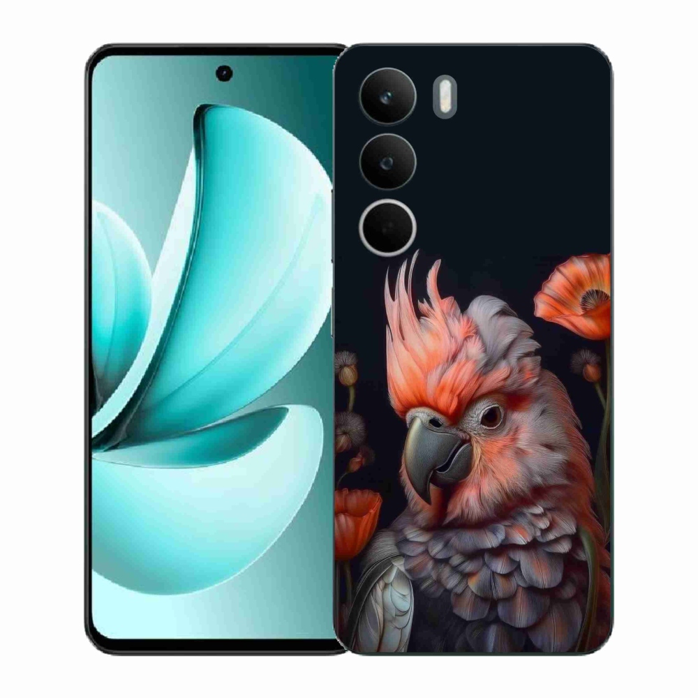 Gél borítás mmCase a Realme C71 készülékhez - kakadu papagáj színekben