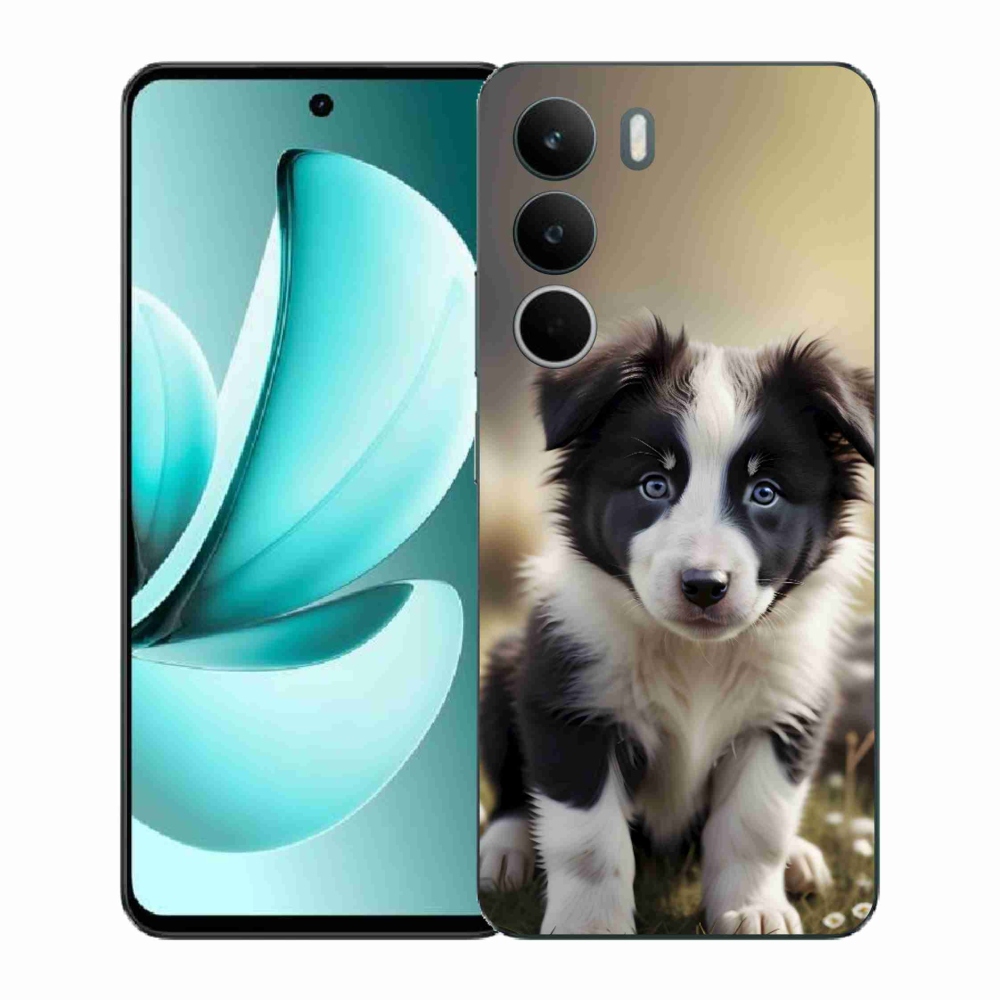 Gél borító mmCase a Realme C71 készülékhez - aranyos border collie