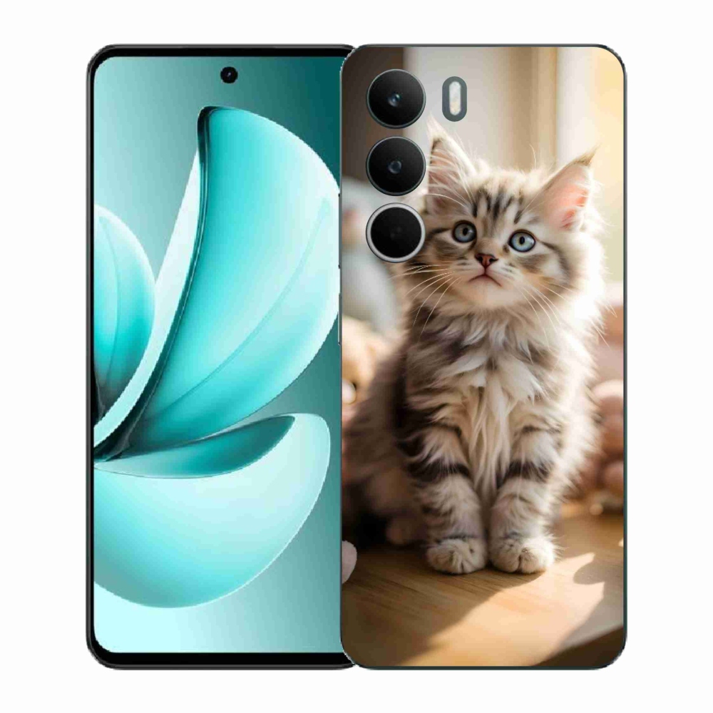Gél borítás mmCase a Realme C71 készülékhez - aranyos cica 10