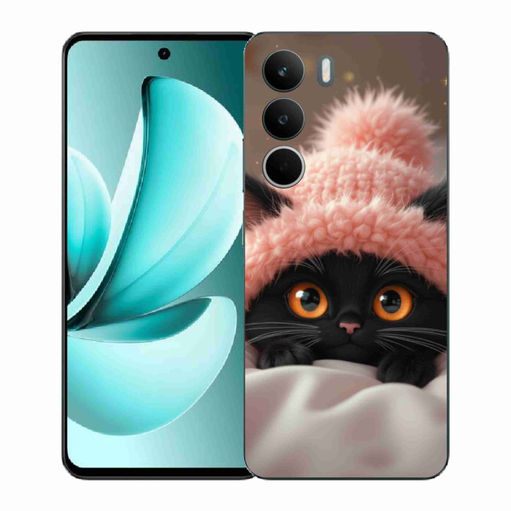 Gél borító mmCase a Realme C71 készülékhez - aranyos cica 7