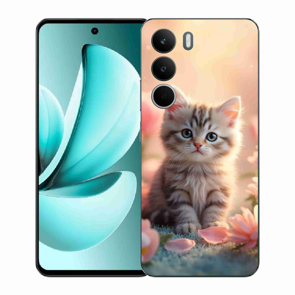 Gél borítás mmCase a Realme C71 készülékhez - aranyos cica 8
