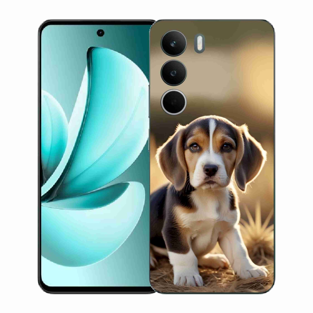Gél borító mmCase a Realme C71 készülékhez - aranyos beagle