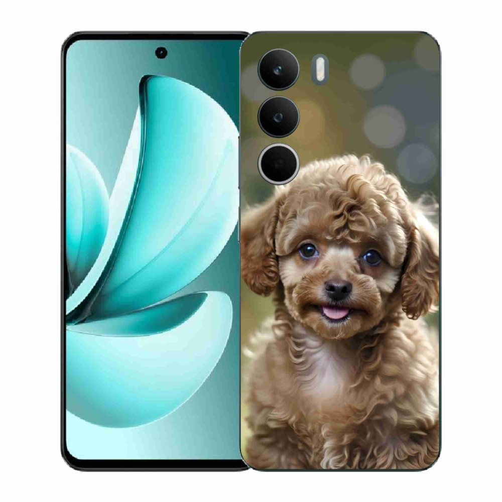 Gél borítás mmCase a Realme C71 készülékhez - aranyos uszkár