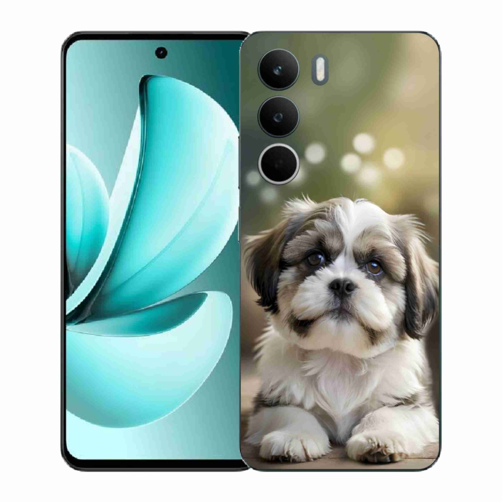 Gél borítás mmCase a Realme C71 készülékhez - aranyos shih-tzu