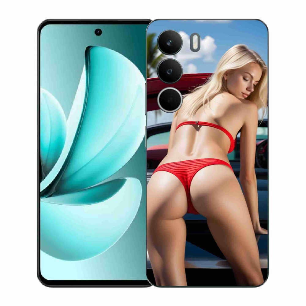 Gél borítás mmCase a Realme C71-hez - szexi nő 2